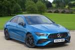 2024 Mercedes-Benz CLA AMG Coupe 35 Premium Plus 4Matic 4dr Tip Auto in hyper blue at Mercedes-Benz of Boston