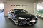 2018 Audi A8 Saloon 55 TFSI Quattro 4dr Tiptronic in Vesuvius grey, metallic at Birmingham Audi