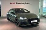 2022 Audi A5 Sportback 35 TFSI Black Edition 5dr S Tronic in District green, metallic at Birmingham Audi