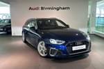 2019 Audi A4 Diesel Avant 40 TDI Quattro S Line 5dr S Tronic in Navarra Blue Metallic at Birmingham Audi