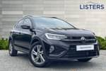 2023 Volkswagen Taigo Hatchback 1.0 TSI 110 R-Line 5dr DSG in Deep Black at Listers Volkswagen Loughborough