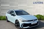 2024 Volkswagen Golf Estate 1.5 eTSI 150 R-Line 5dr DSG in Crystal Ice Blue at Listers Volkswagen Nuneaton