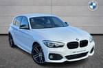 2019 BMW 1 Series Hatchback Special Edition 118d M Sport Shadow Ed 5dr Step Auto in Alpine White at Listers Boston (BMW)