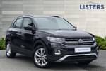 2022 Volkswagen T-Cross Estate 1.0 TSI 110 SE 5dr in Deep Black at Listers Volkswagen Worcester