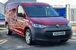 2024 Volkswagen Caddy Cargo Maxi C20 Diesel 2.0 TDI 102PS Commerce Van in Cherry Red at Listers Volkswagen Van Centre Worcestershire