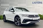 2023 Volkswagen Tiguan Estate 1.5 TSI 150 R-Line 5dr DSG in Pure White at Listers Volkswagen Loughborough