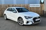 2023 Audi A3 Sportback 30 TFSI Sport 5dr in Ibis white, solid at Worcester Audi