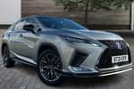 2021 Lexus RX Estate 450h 3.5 F-Sport 5dr CVT in Silver at Lexus Coventry