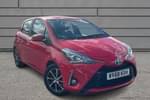 2018 Toyota Yaris Hatchback 1.5 Hybrid Icon Tech 5dr CVT in Red at Listers Toyota Bristol (South)