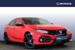 2020 Honda Civic Hatchback 1.0 VTEC Turbo 126 Sport Line EX 5dr in Red at Listers Honda Stratford-upon-Avon