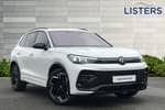 2024 Volkswagen Tiguan Estate 1.5 TSI 272 eHybrid R-Line 5dr DSG in Oryx White Mother-Of-Pearl at Listers Volkswagen Worcester