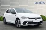 2024 Volkswagen Polo Hatchback 1.0 TSI 115 R-Line 5dr DSG in Pure White at Listers Volkswagen Worcester