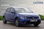 2024 Volkswagen Polo Hatchback 1.0 TSI 110 R-Line 5dr DSG in Reef blue at Listers Volkswagen Nuneaton