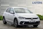 2023 Volkswagen Polo Hatchback 1.0 TSI 110 R-Line 5dr DSG in Reflex silver at Listers Volkswagen Nuneaton