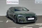 2022 Audi A5 Sportback 40 TFSI 204 S Line 5dr S Tronic in District green, metallic at Coventry Audi