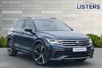 2021 Volkswagen Tiguan Estate 1.5 TSI 150 R-Line 5dr DSG in Nightshade Blue at Listers Volkswagen Worcester