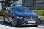 2024 Mercedes-Benz A Class Hatchback A200 AMG Line Executive 5dr Auto in Cosmos Black Metallic at Mercedes-Benz of Lincoln