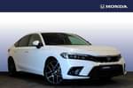 2023 Honda Civic Hatchback 2.0 eHEV Advance 5dr CVT in White at Listers Honda Stratford-upon-Avon