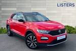 2021 Volkswagen T-Roc Hatchback 1.5 TSI EVO Design 5dr in Flash Red Black at Listers Volkswagen Nuneaton