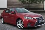 2019 Lexus CT Hatchback 200h 1.8 5dr CVT (Premium Pack) in Red at Lexus Coventry