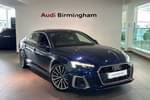 2021 Audi A5 Sportback 40 TFSI 204 S Line 5dr S Tronic in Navarra Blue Metallic at Birmingham Audi