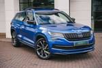 2021 Skoda Kodiaq Diesel Estate 2.0 TDI Sport Line 4x4 5dr DSG (7 Seat) in Race Blue at Listers ŠKODA Coventry