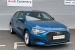 2021 Audi A3 Sportback 30 TFSI Technik 5dr in Atoll Blue Metallic at Coventry Audi