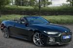 2021 BMW 4 Series Diesel Convertible 420d MHT M Sport 2dr Step Auto in Metallic - Black sapphire at Lexus Lincoln