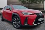 2020 Lexus UX Hatchback 250h 2.0 F-Sport 5dr CVT (Nav) in Red at Lexus Coventry