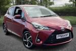 2019 Toyota Yaris Hatchback 1.5 Hybrid Excel 5dr CVT in Red at Listers Toyota Coventry