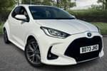 2023 Toyota Yaris Hatchback 1.5 Hybrid Excel 5dr CVT in White at Listers Toyota Coventry