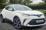 2022 Toyota C-HR Hatchback 1.8 Hybrid Design 5dr CVT in White at Listers Toyota Nuneaton