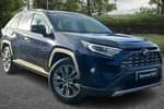 2021 Toyota RAV4 Estate 2.5 VVT-i Hybrid Excel 5dr CVT 2WD in Blue at Listers Toyota Grantham