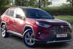 2020 Toyota RAV4 Estate 2.5 VVT-i Hybrid Excel 5dr CVT in Red at Listers Toyota Grantham