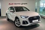 2021 Audi Q5 Estate 45 TFSI Quattro S Line 5dr S Tronic in Glacier White Metallic at Birmingham Audi