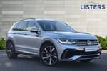 2021 Volkswagen Tiguan Estate 2.0 TSI 4Motion R-Line 5dr DSG in Reflex silver at Listers Volkswagen Stratford-upon-Avon