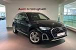 2023 Audi Q5 Estate 45 TFSI Quattro S Line 5dr S Tronic in Mythos black, metallic at Birmingham Audi