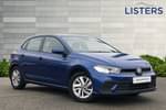 2022 Volkswagen Polo Hatchback 1.0 TSI Life 5dr in Reef blue at Listers Volkswagen Stratford-upon-Avon