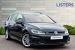 2017 Volkswagen Golf Diesel Estate 2.0 TDI 184 GTD BlueLine 5dr in Deep Black at Listers Volkswagen Loughborough