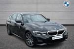 2020 BMW 3 Series Diesel Touring 330d xDrive M Sport 5dr Step Auto in Black Sapphire metallic paint at Listers Boston (BMW)