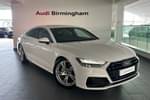 2021 Audi A7 Diesel Sportback 40 TDI S Line 5dr S Tronic in Ibis White at Birmingham Audi