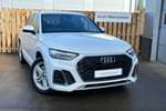 2022 Audi Q5 Estate 45 TFSI Quattro S Line 5dr S Tronic in Glacier White Metallic at Worcester Audi