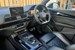 Image two of this 2020 Audi Q5 Estate 45 TFSI Quattro Black Edition 5dr S Tronic in Navarra Blue Metallic at Worcester Audi