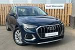 2019 Audi Q3 Estate 35 TFSI Sport 5dr in Cosmos Blue Metallic at Worcester Audi