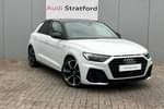 2022 Audi A1 Sportback 30 TFSI 110 Black Edition 5dr in Glacier White Metallic at Stratford Audi