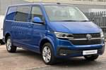 2024 Volkswagen Transporter T32 SWB Diesel 2.0 TDI 150 Highline Kombi Van in Ravenna Blue Metallic at Listers Volkswagen Van Centre Worcestershire