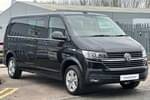 2024 Volkswagen Transporter T32 LWB Diesel 2.0 TDI 150 Highline Kombi Van in Deep black at Listers Volkswagen Van Centre Worcestershire