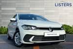 2021 Volkswagen Polo Hatchback 1.0 Life 5dr in Pure white at Listers Volkswagen Coventry