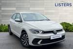 2024 Volkswagen Polo Hatchback 1.0 TSI Life 5dr DSG in Ascot Grey at Listers Volkswagen Nuneaton