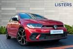 2022 Volkswagen Polo Hatchback 2.0 TSI GTI 5dr DSG in Kings Red Premium Metallic Deep Black Pearl at Listers Volkswagen Coventry